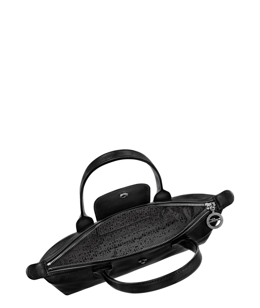 LONGCHAMP Черная тканевая сумка через плечо, фото 4