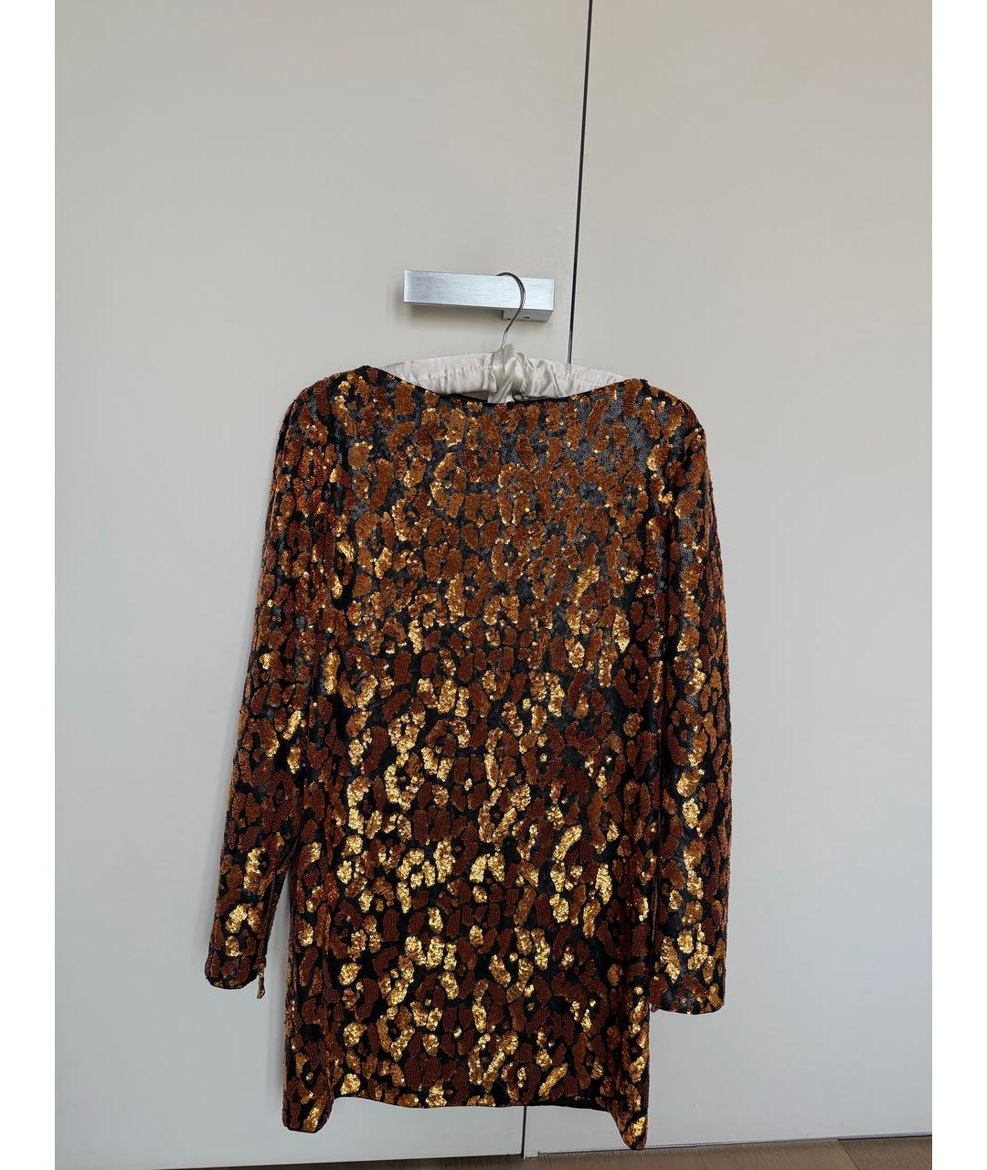 BALMAIN Мульти полиэстеровое коктейльное платье, фото 8
