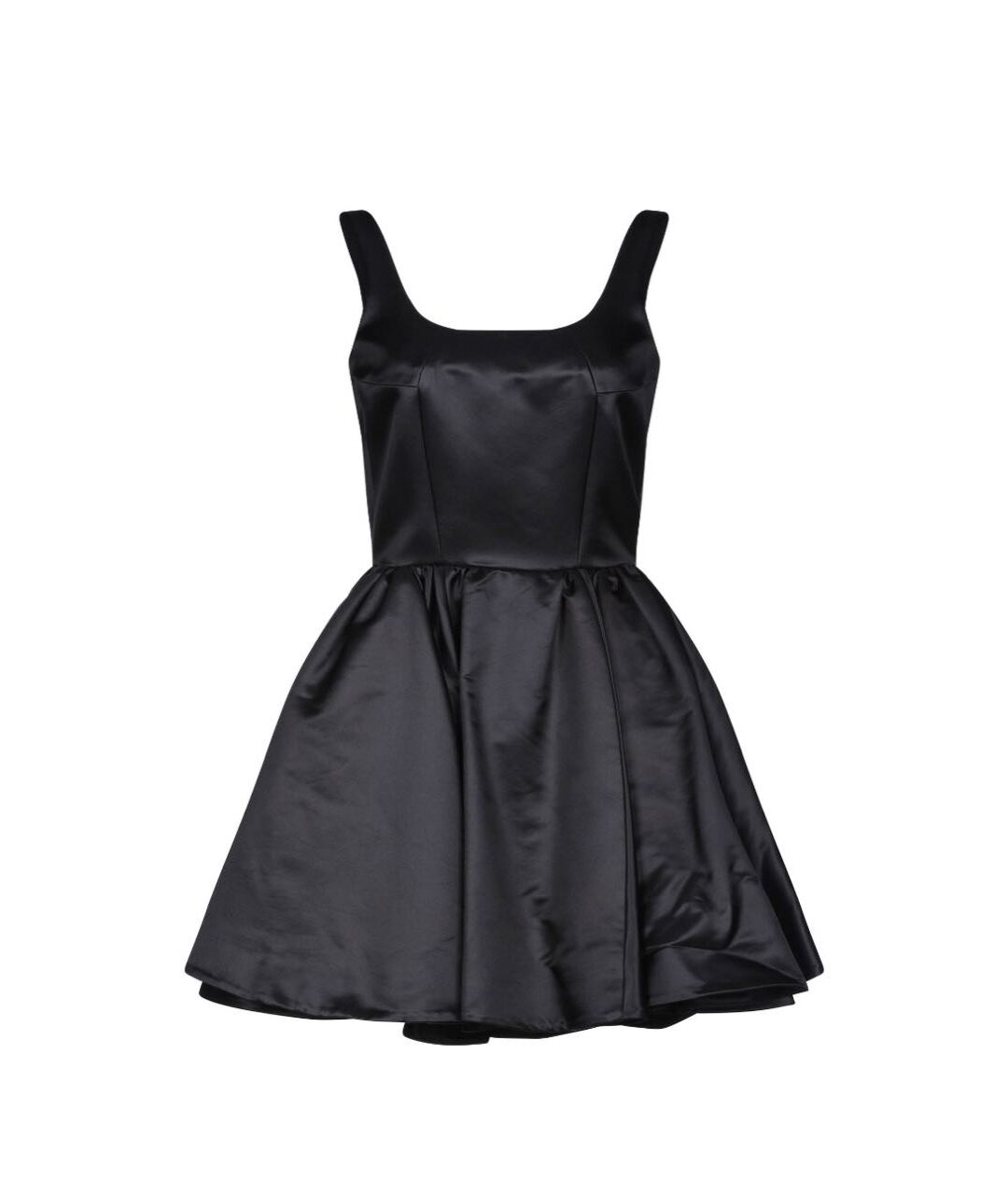 PHILIPP PLEIN Черное атласное коктейльное платье, фото 1