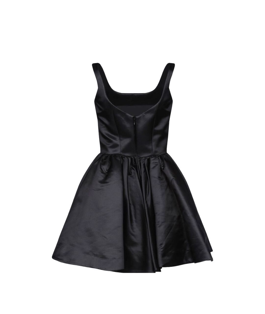 PHILIPP PLEIN Черное атласное коктейльное платье, фото 2