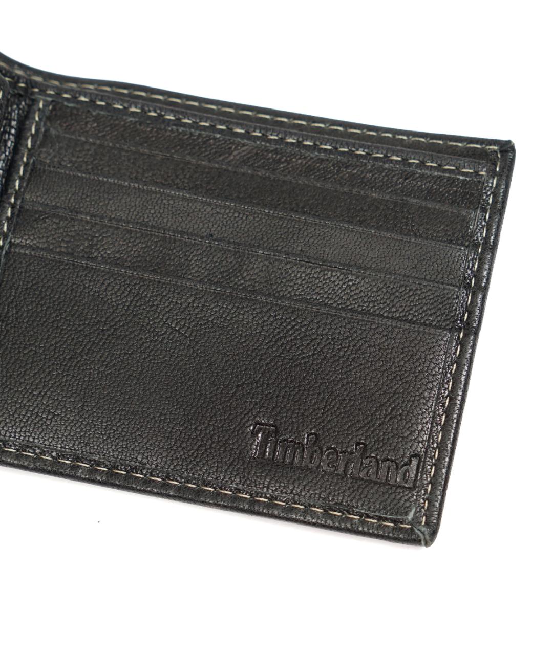 TIMBERLAND Черный кожаный кошелек, фото 4