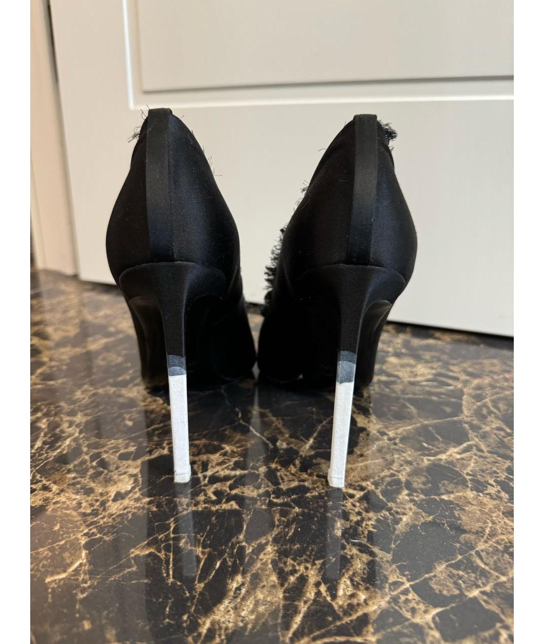 TOM FORD Черные текстильные туфли, фото 4