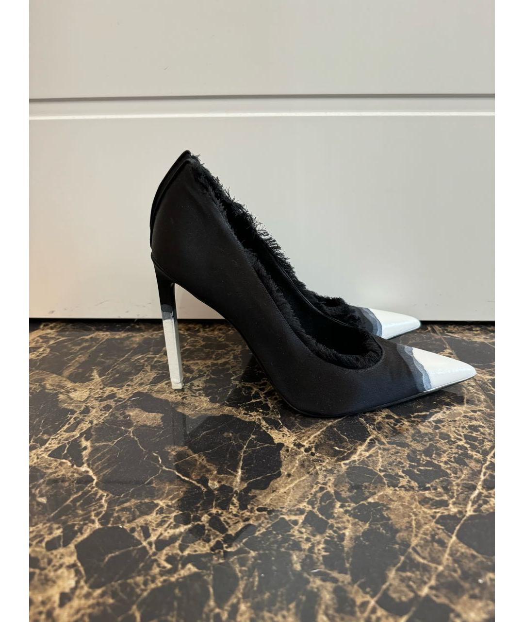 TOM FORD Черные текстильные туфли, фото 7