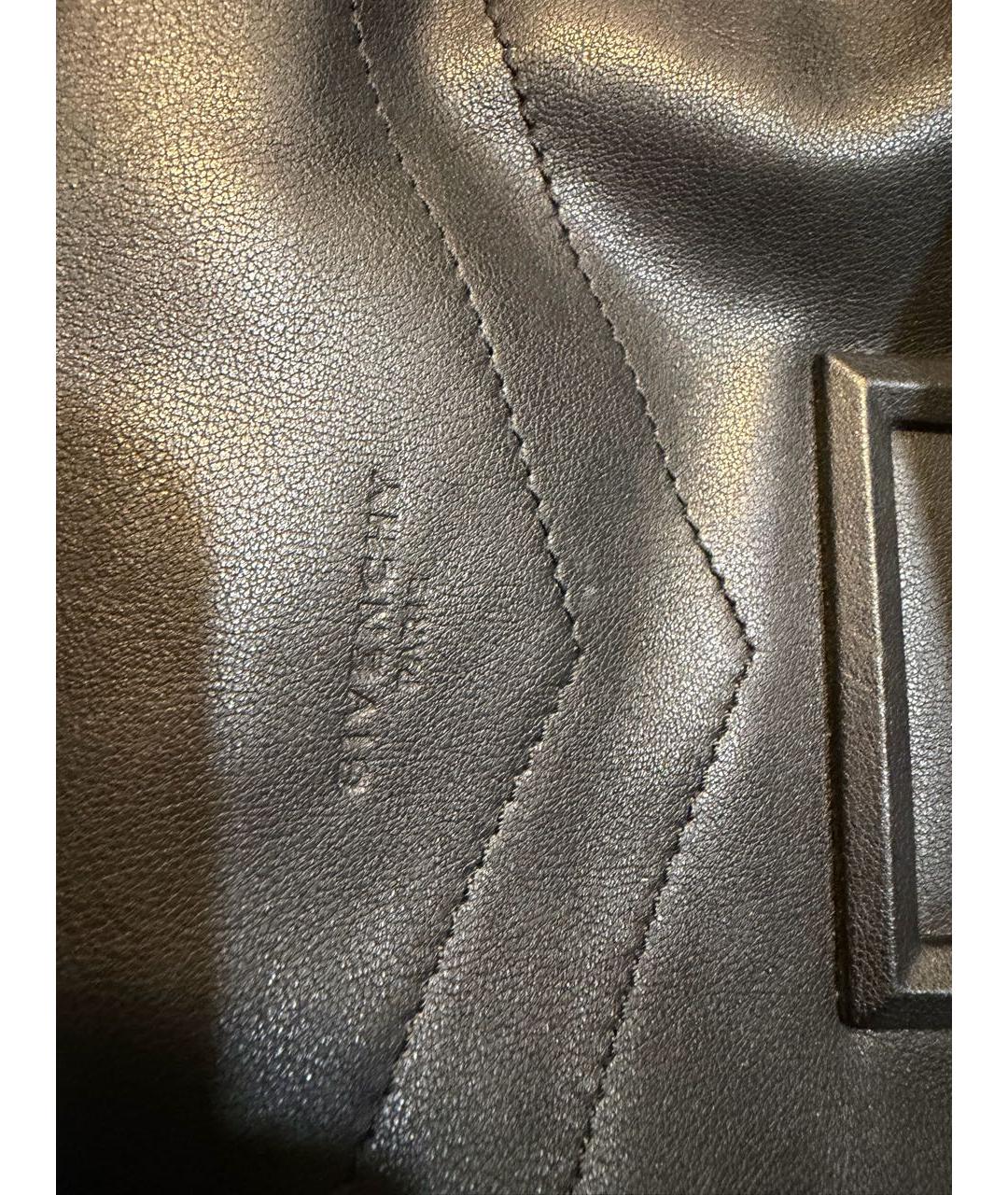 GIVENCHY Черная кожаная сумка с короткими ручками, фото 7