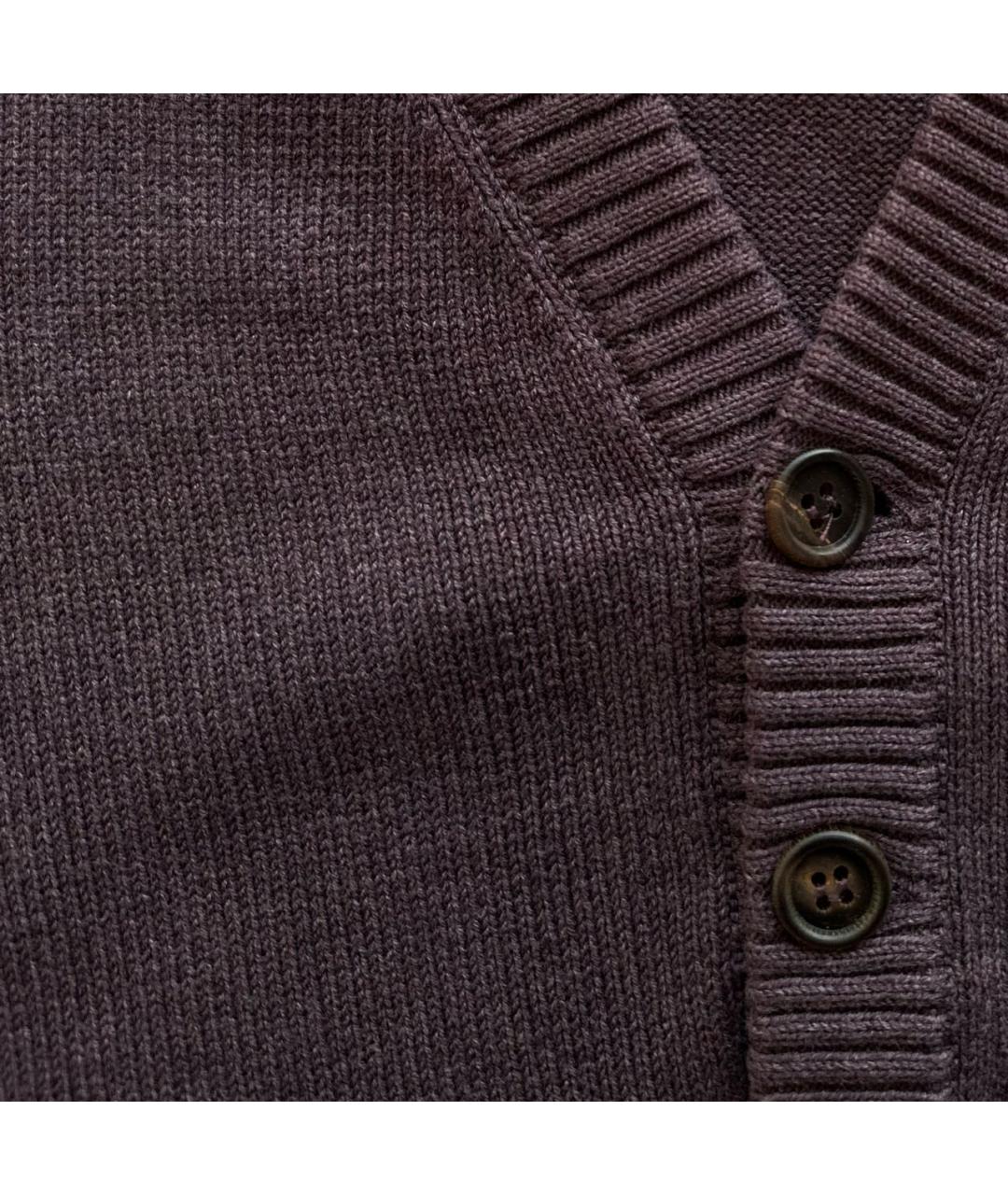 BRUNELLO CUCINELLI Фиолетовый хлопковый джемпер / свитер, фото 4