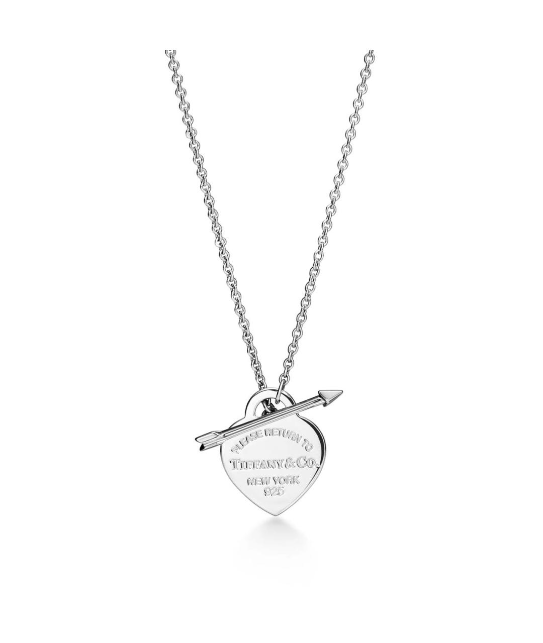 TIFFANY&CO Серебряное серебряное колье, фото 9