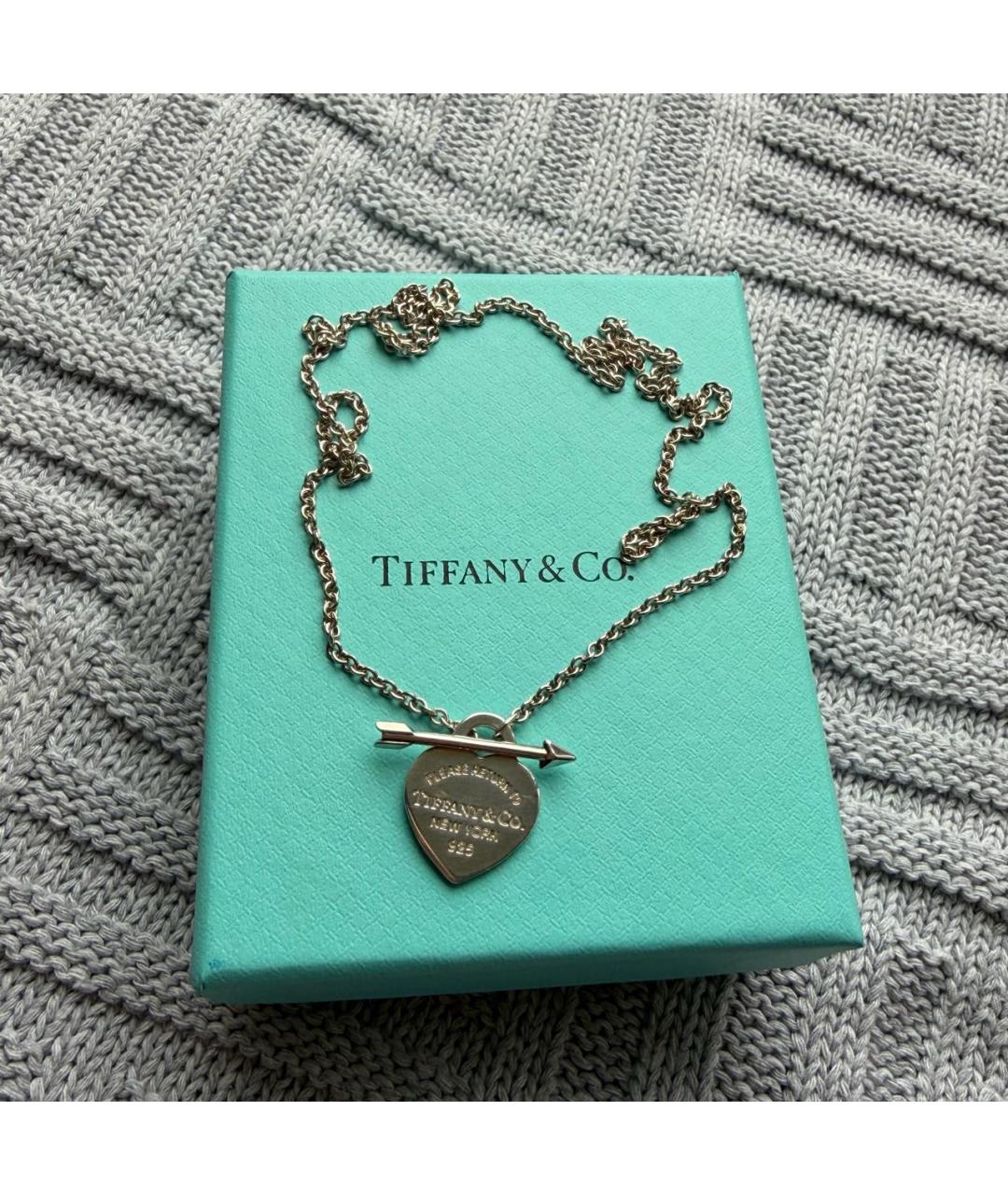 TIFFANY&CO Серебряное серебряное колье, фото 8
