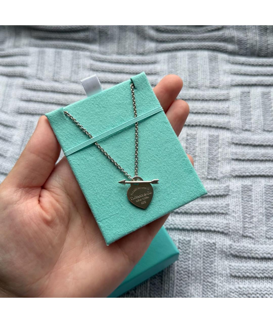 TIFFANY&CO Серебряное серебряное колье, фото 3
