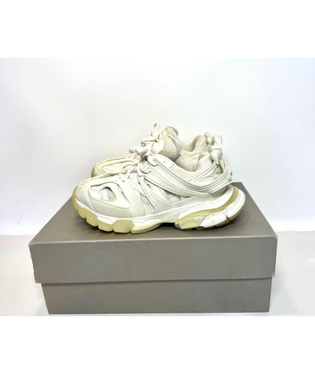BALENCIAGA Белые кроссовки, фото 5