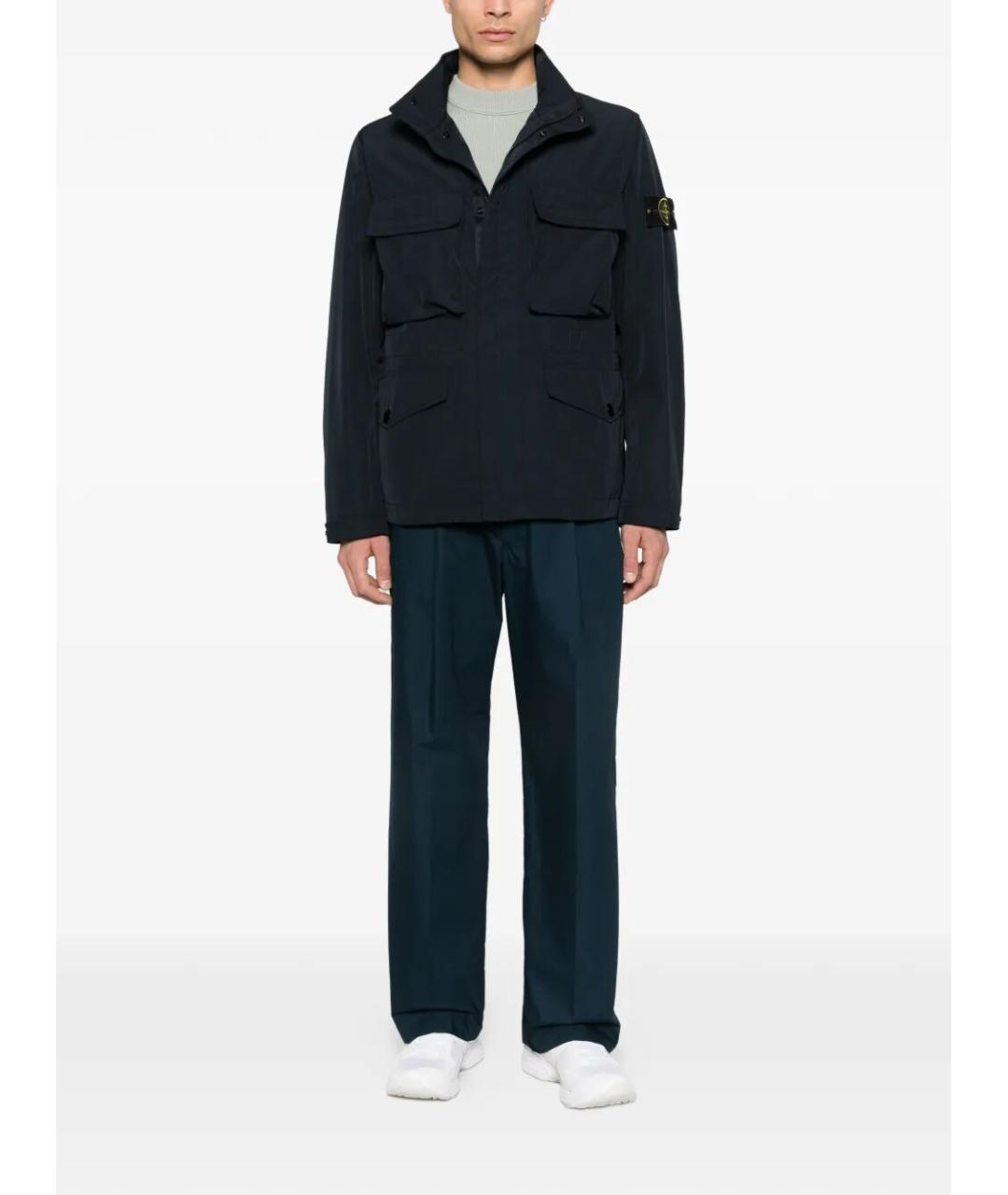 STONE ISLAND Зеленый хлопковый джемпер / свитер, фото 2