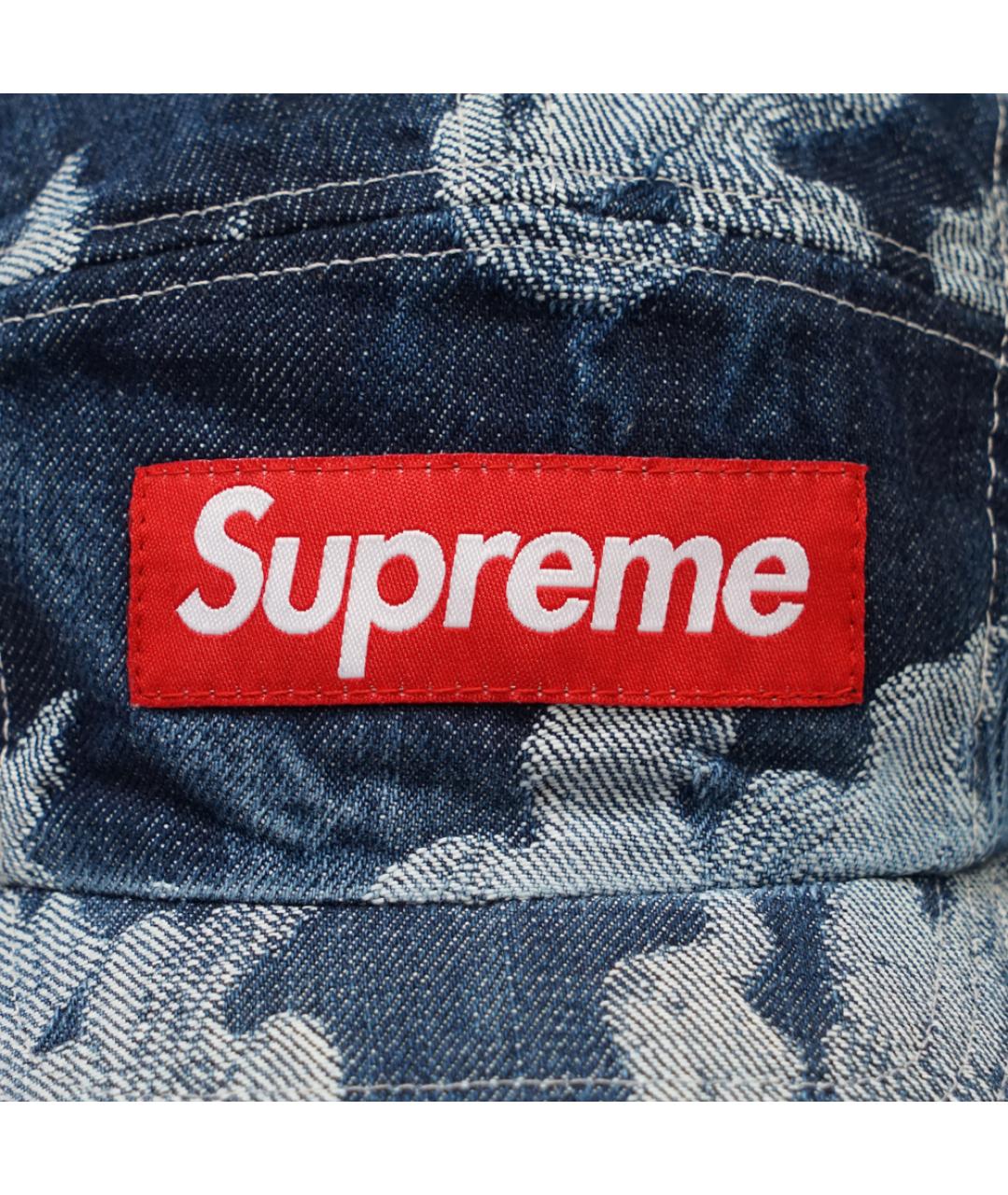 SUPREME Синяя хлопковая кепка/бейсболка, фото 3