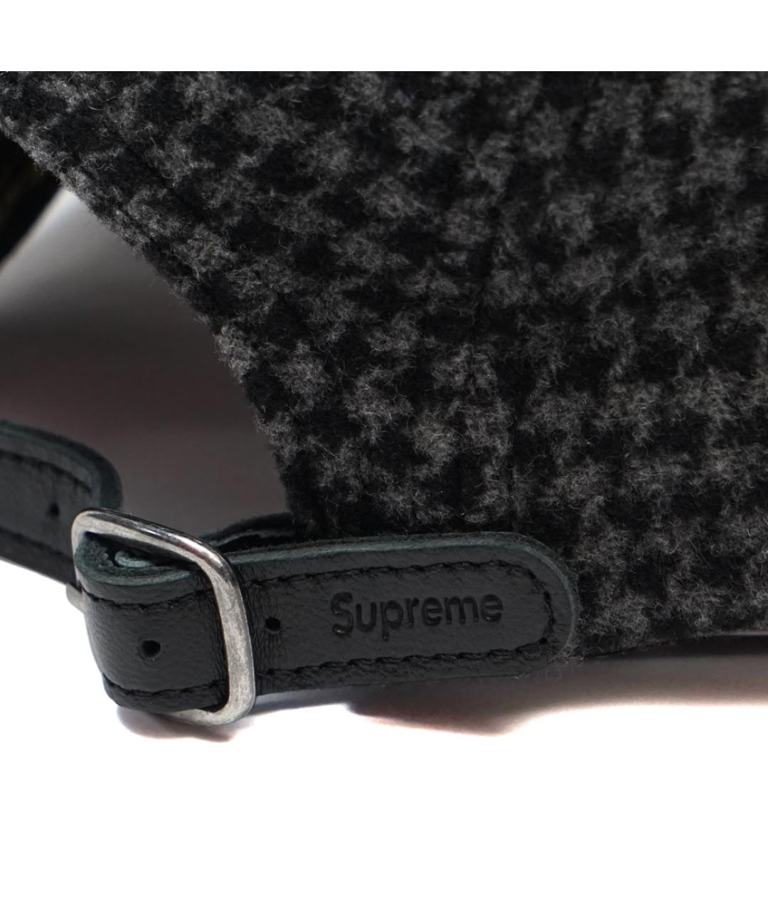 SUPREME Серая шерстяная кепка/бейсболка, фото 5