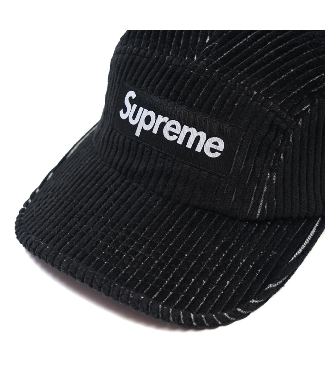 SUPREME Черная хлопковая кепка/бейсболка, фото 2
