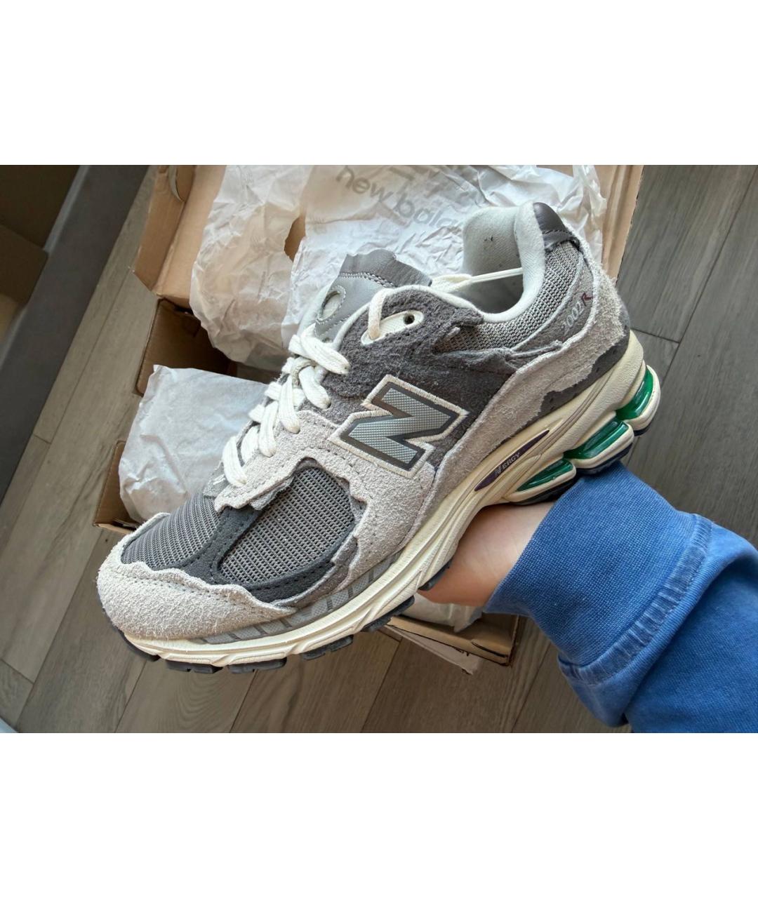 NEW BALANCE Серые кроссовки, фото 2