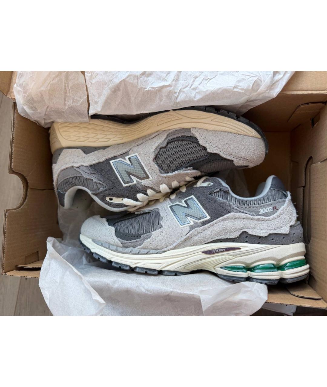 NEW BALANCE Серые кроссовки, фото 3
