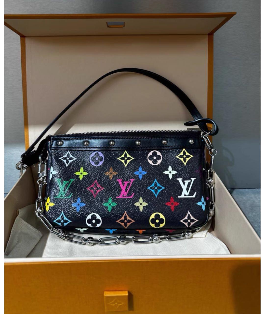 LOUIS VUITTON Черная сумка через плечо, фото 2