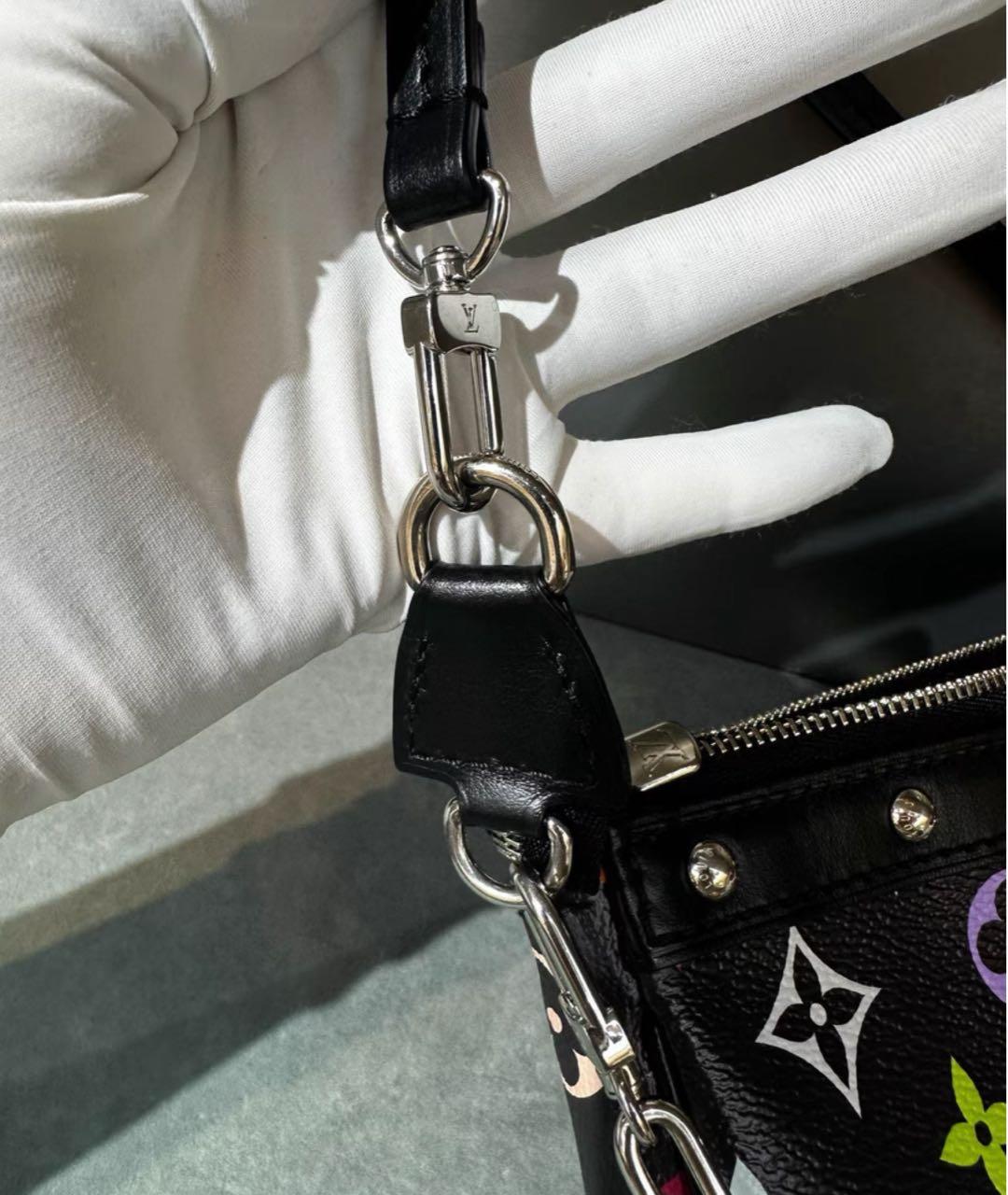 LOUIS VUITTON Черная сумка через плечо, фото 3