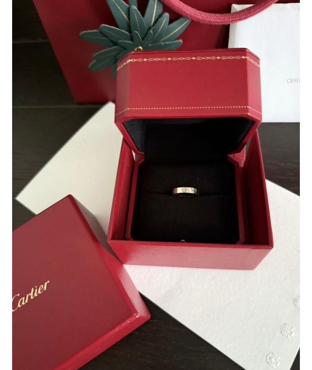 CARTIER Белое кольцо из белого золота, фото 4
