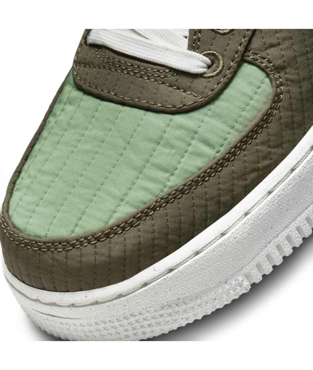 NIKE Зеленые синтетические низкие кроссовки / кеды, фото 7