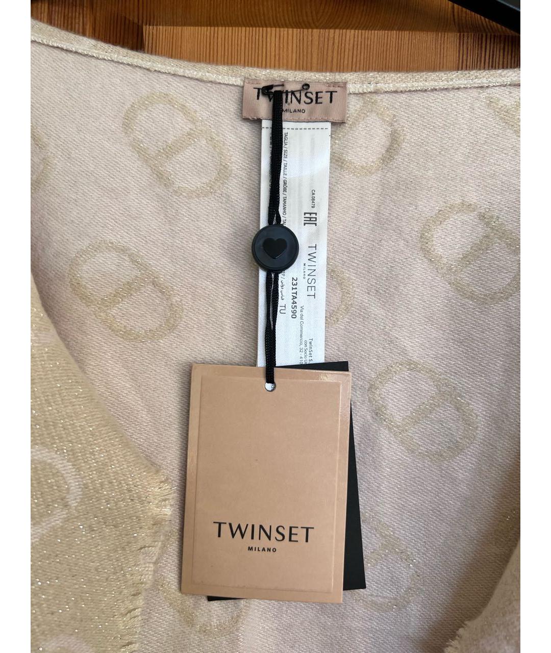 TWIN-SET Бежевая жилетка, фото 3