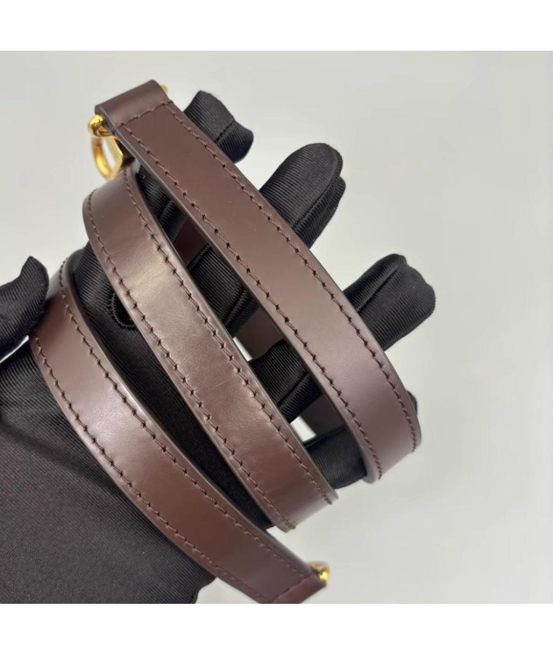 LOUIS VUITTON Коричневая сумка с короткими ручками, фото 6