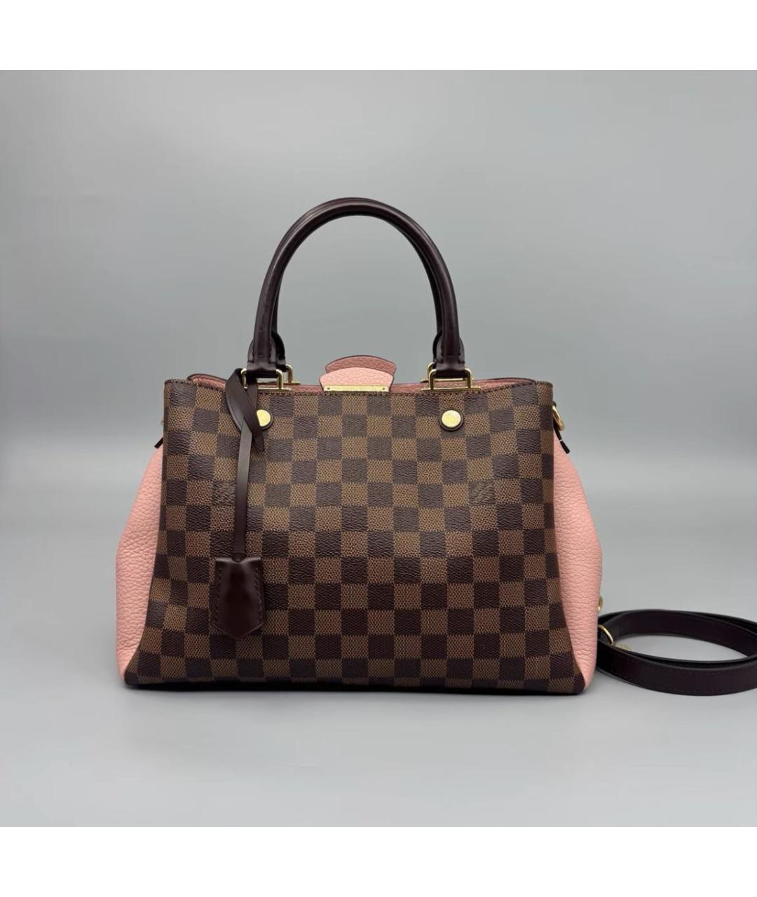 LOUIS VUITTON Коричневая сумка с короткими ручками, фото 7