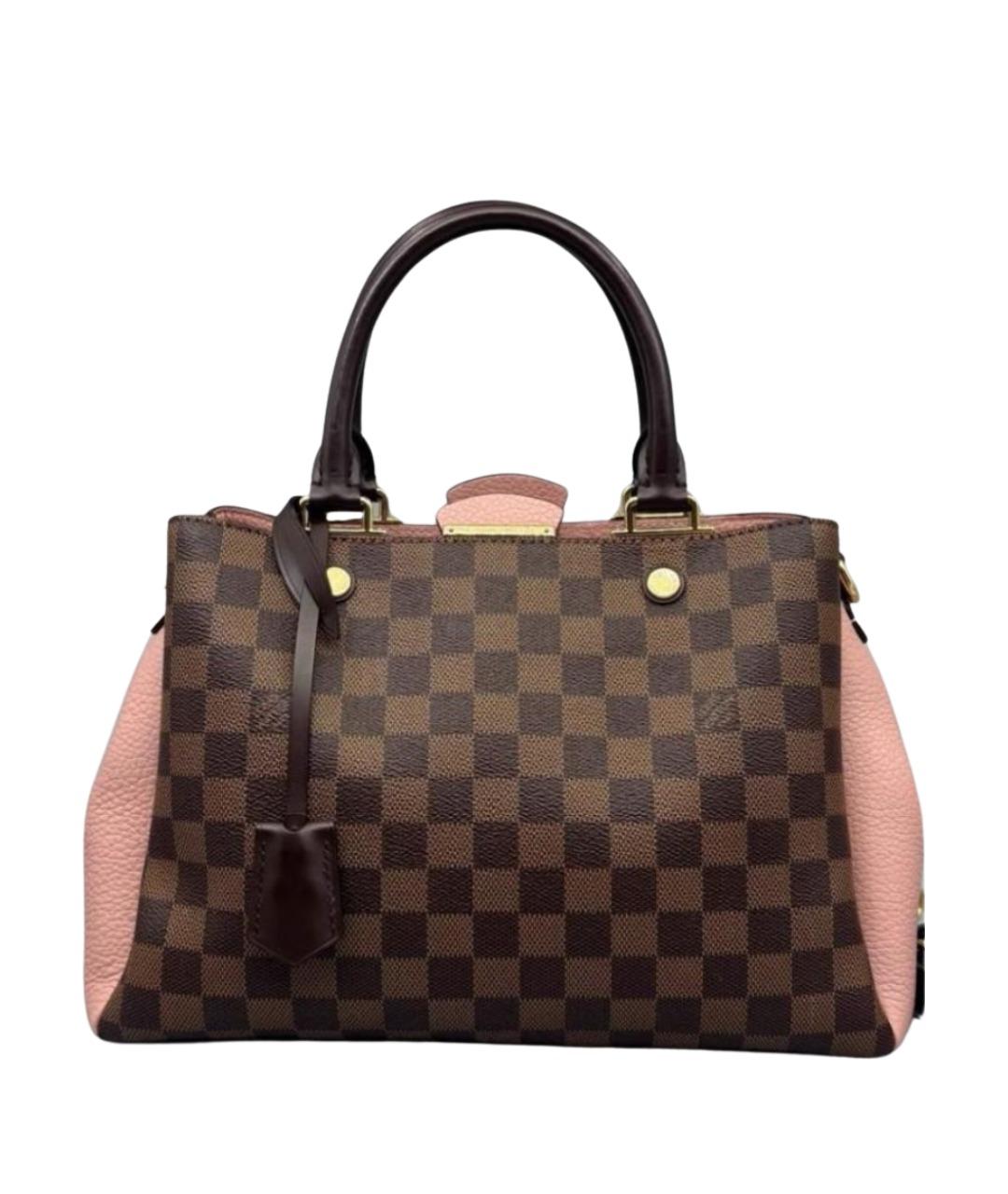 LOUIS VUITTON Коричневая сумка с короткими ручками, фото 1