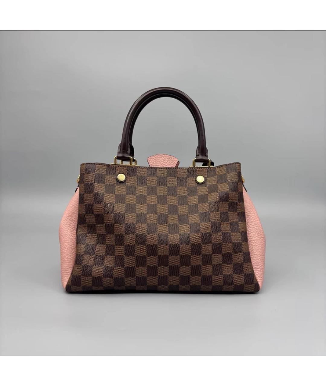 LOUIS VUITTON Коричневая сумка с короткими ручками, фото 2