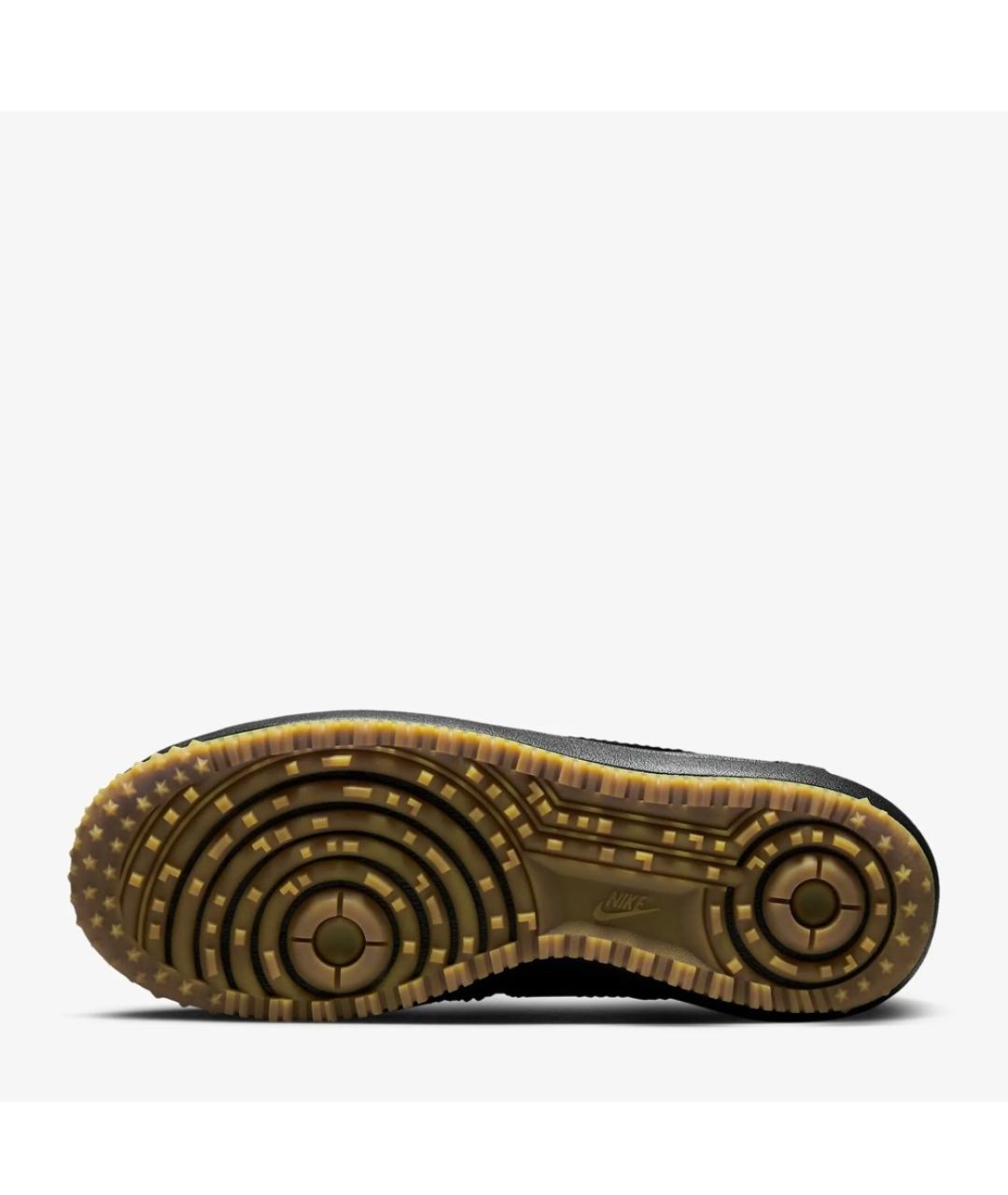 NIKE Черные кожаные высокие кроссовки / кеды, фото 4