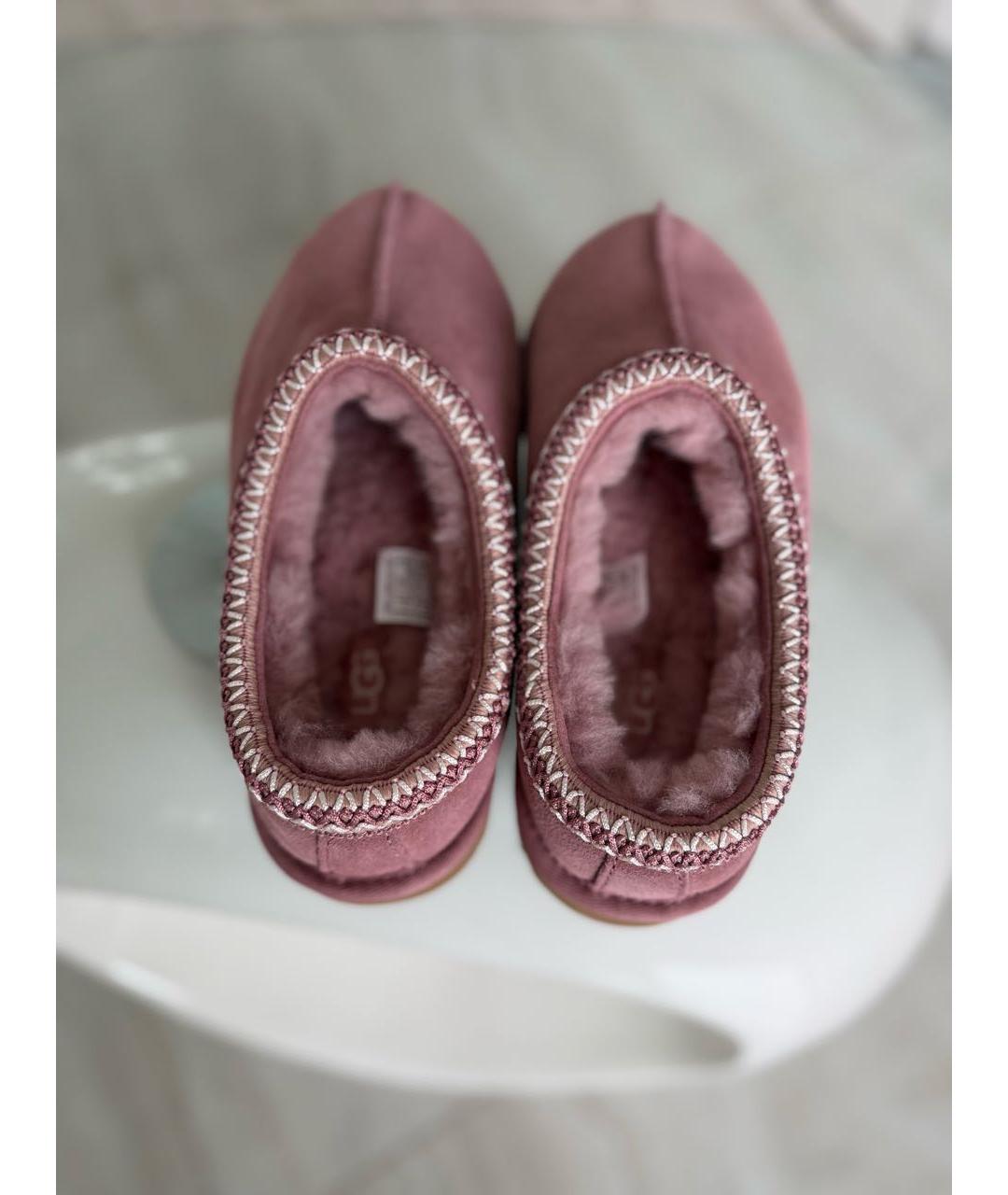 UGG AUSTRALIA Розовые замшевые сабо, фото 3