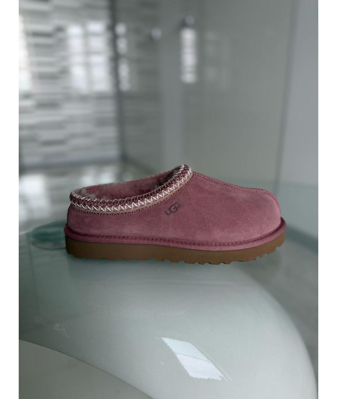 UGG AUSTRALIA Розовые замшевые сабо, фото 9