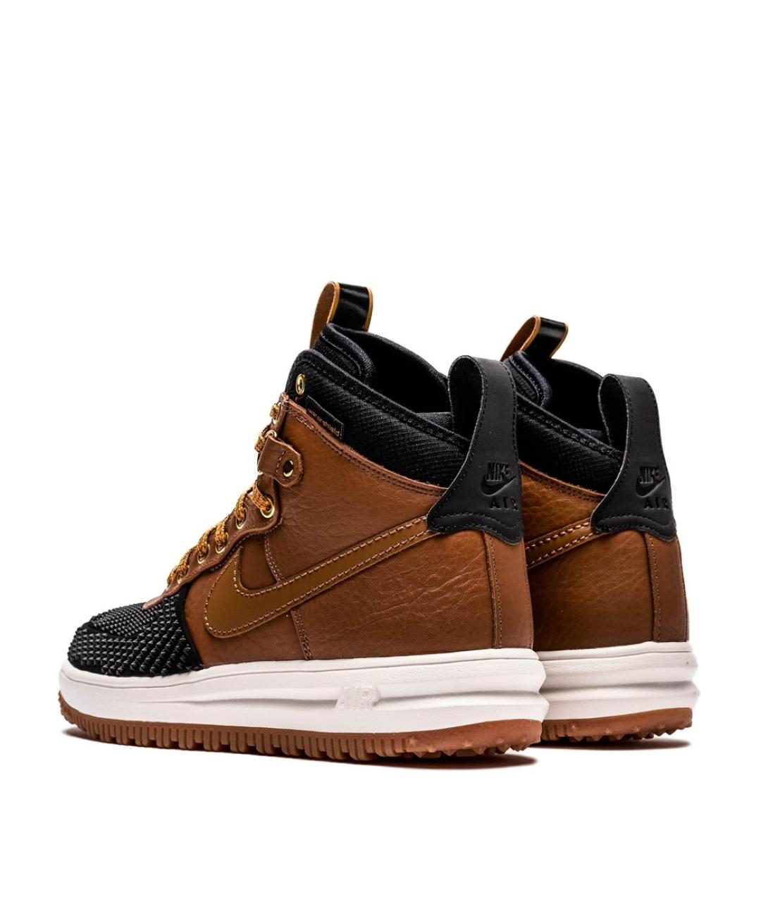 NIKE Коричневые высокие кроссовки / кеды, фото 3