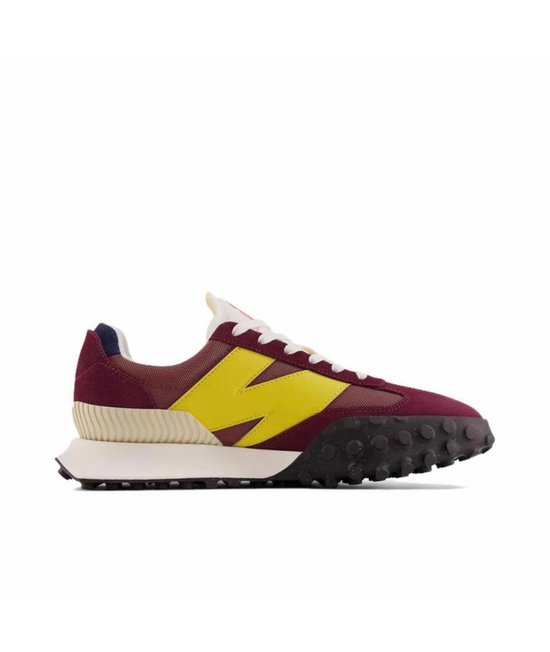 NEW BALANCE Бордовые замшевые низкие кроссовки / кеды, фото 1