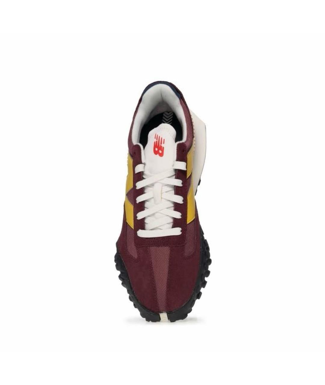 NEW BALANCE Бордовые замшевые низкие кроссовки / кеды, фото 3