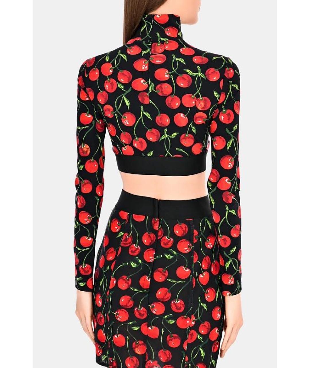 DOLCE&GABBANA Красная полиамидовая футболка, фото 7
