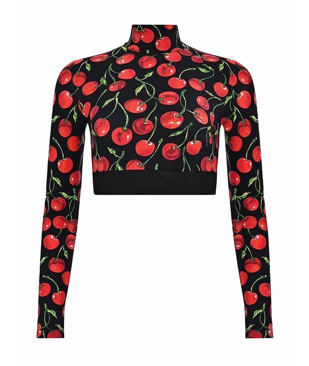 DOLCE&GABBANA Красная полиамидовая футболка, фото 1