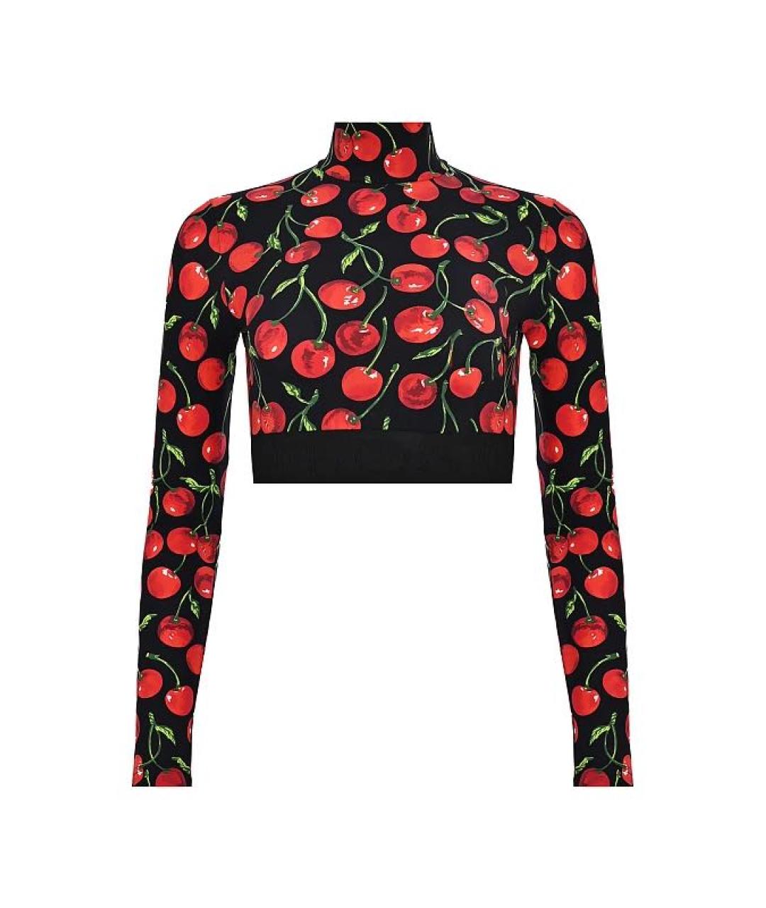 DOLCE&GABBANA Красная полиамидовая футболка, фото 8
