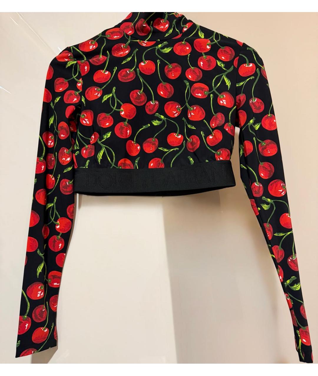 DOLCE&GABBANA Красная полиамидовая футболка, фото 2