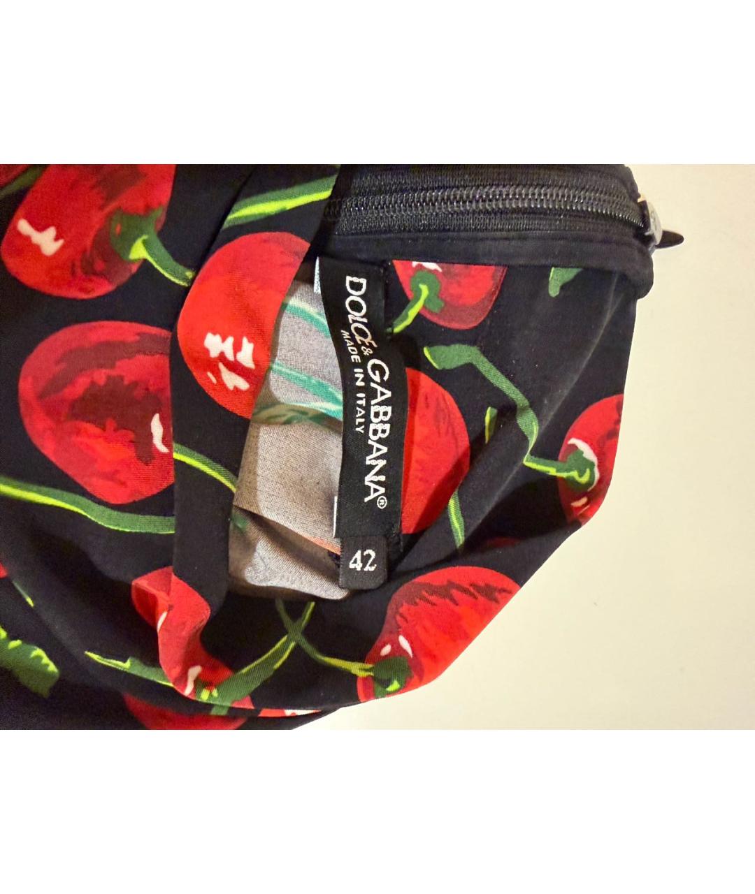 DOLCE&GABBANA Красная полиамидовая футболка, фото 3