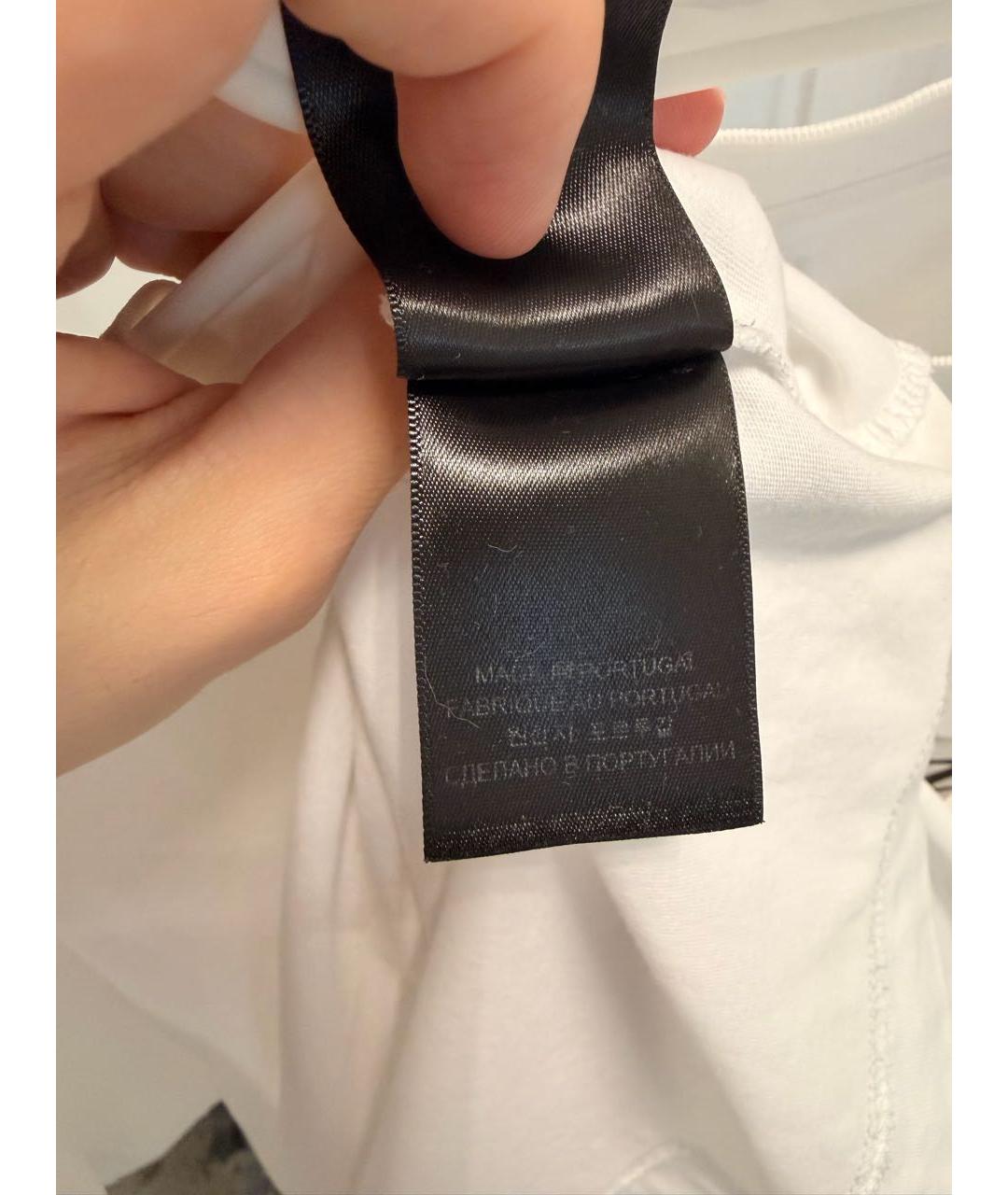 VETEMENTS Белая хлопковая футболка, фото 6