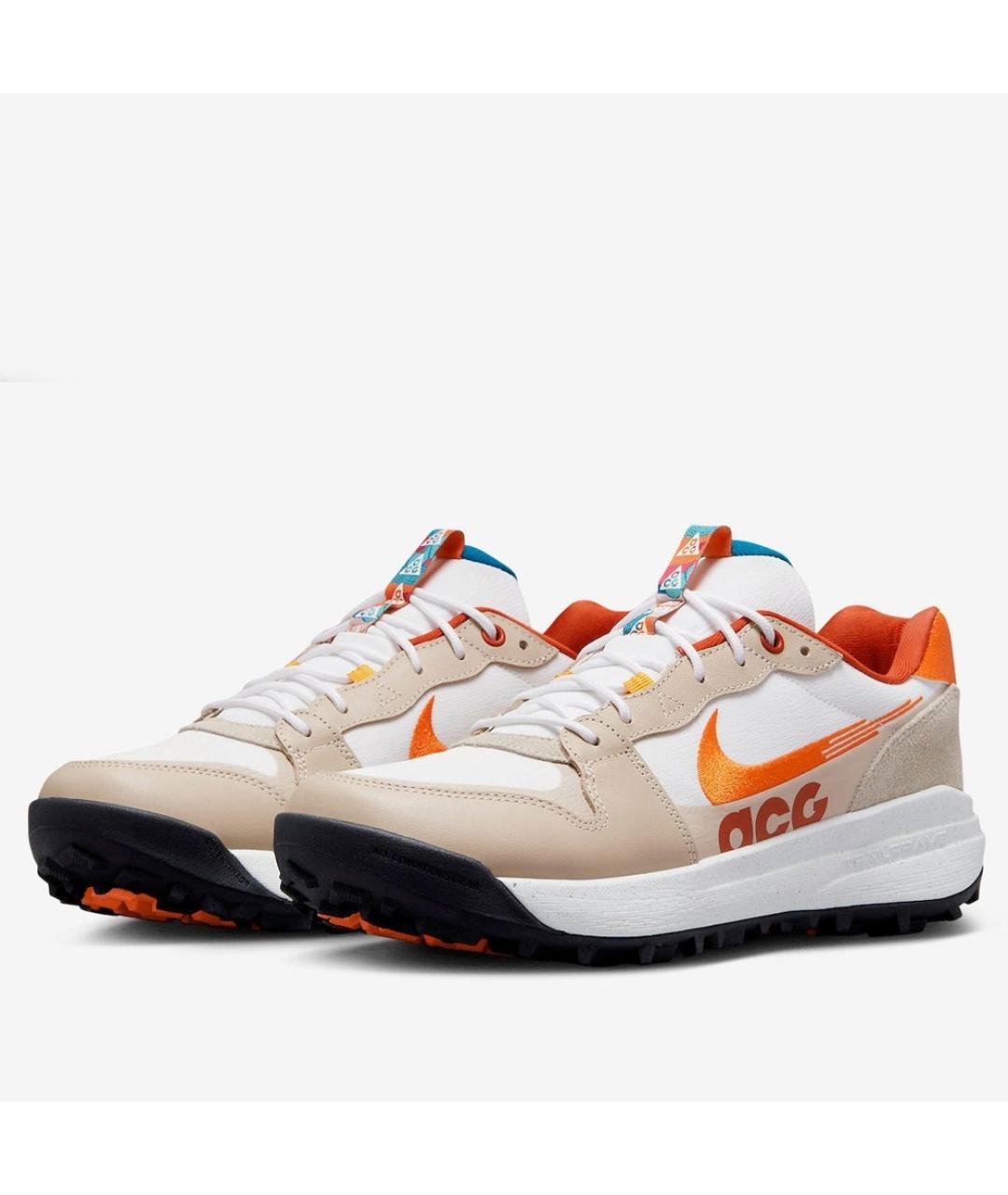 NIKE ACG Бежевые низкие кроссовки / кеды, фото 2