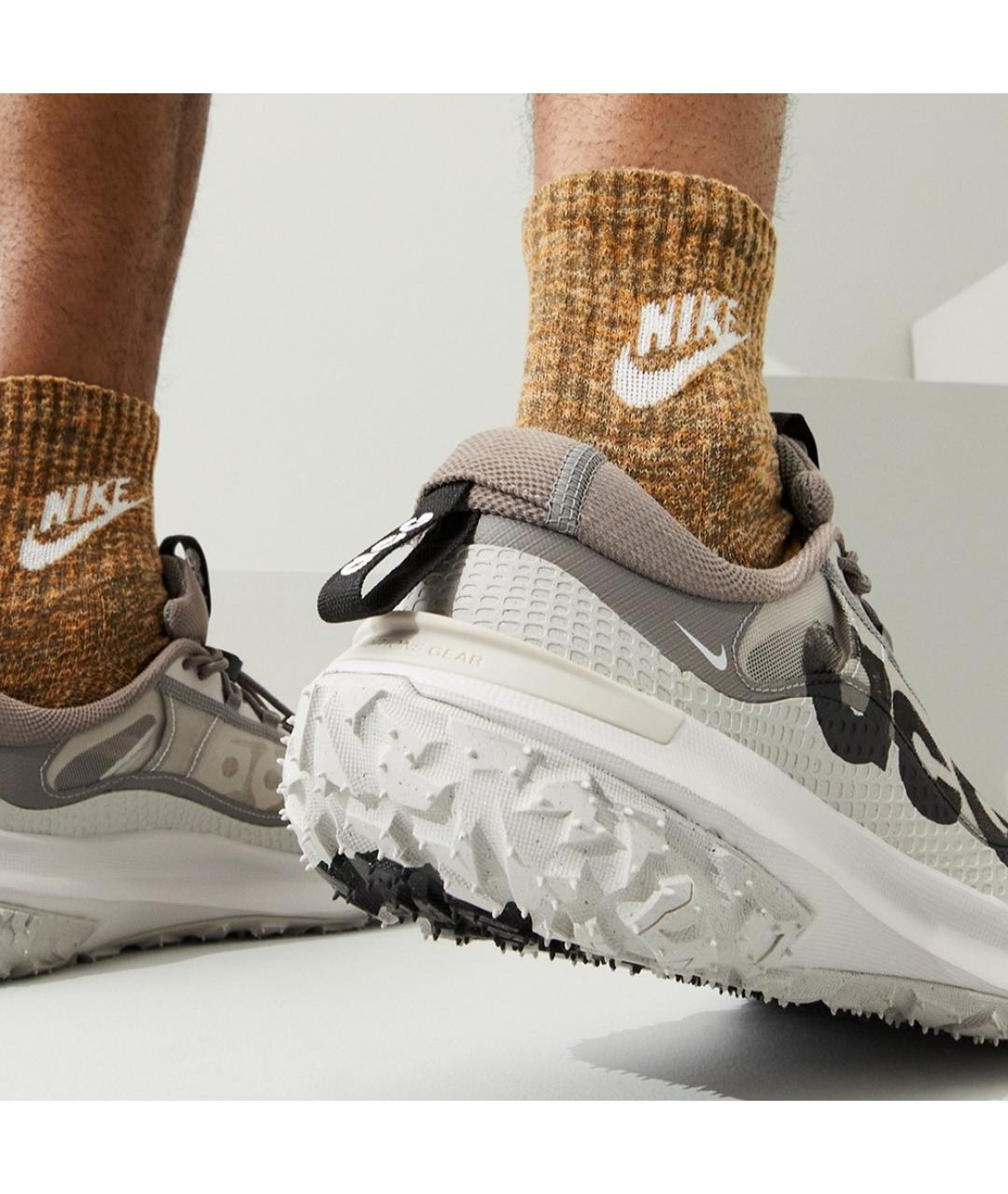 NIKE ACG Серые низкие кроссовки / кеды, фото 9