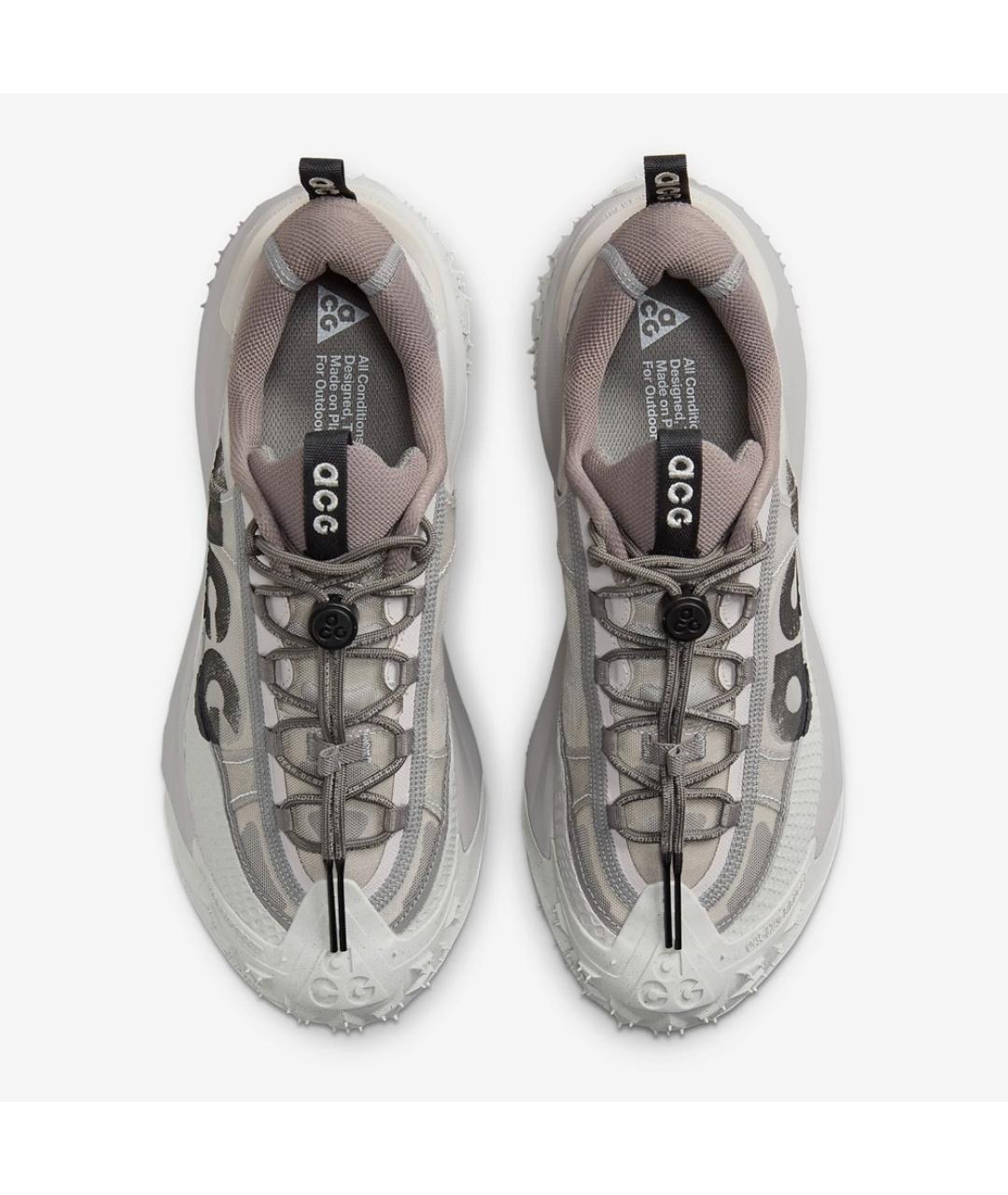 NIKE ACG Серые низкие кроссовки / кеды, фото 3