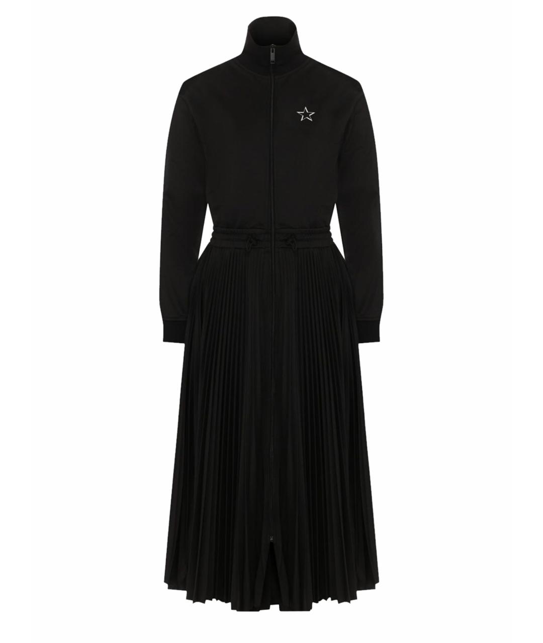 VALENTINO Черное полиэстеровое повседневное платье, фото 1