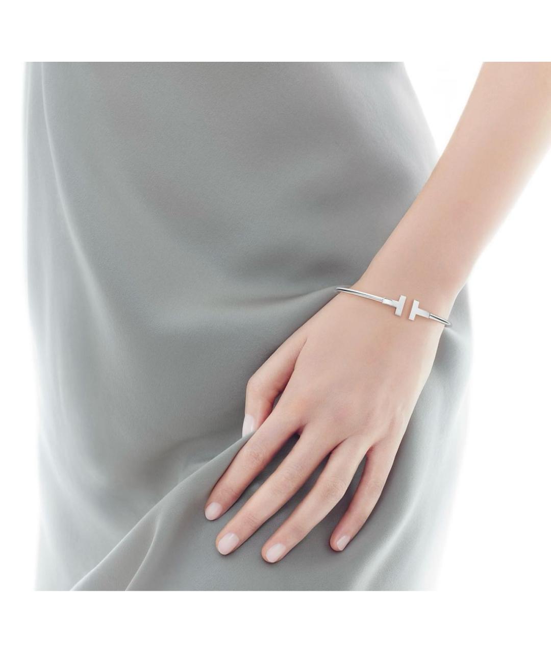TIFFANY&CO Серебряный браслет из белого золота, фото 4