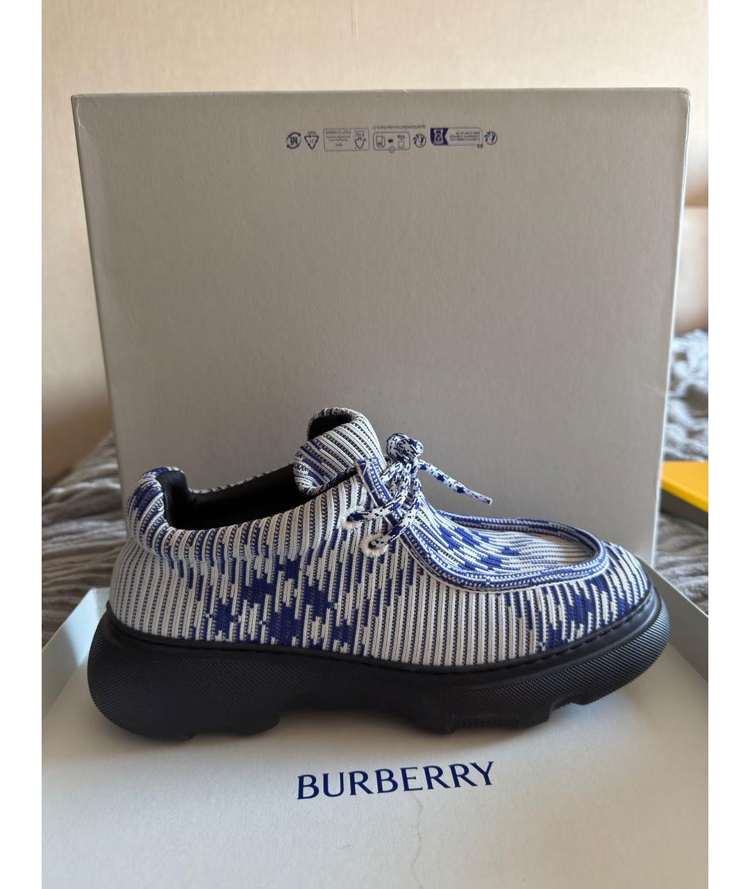 BURBERRY Мульти кожаные низкие ботинки, фото 7
