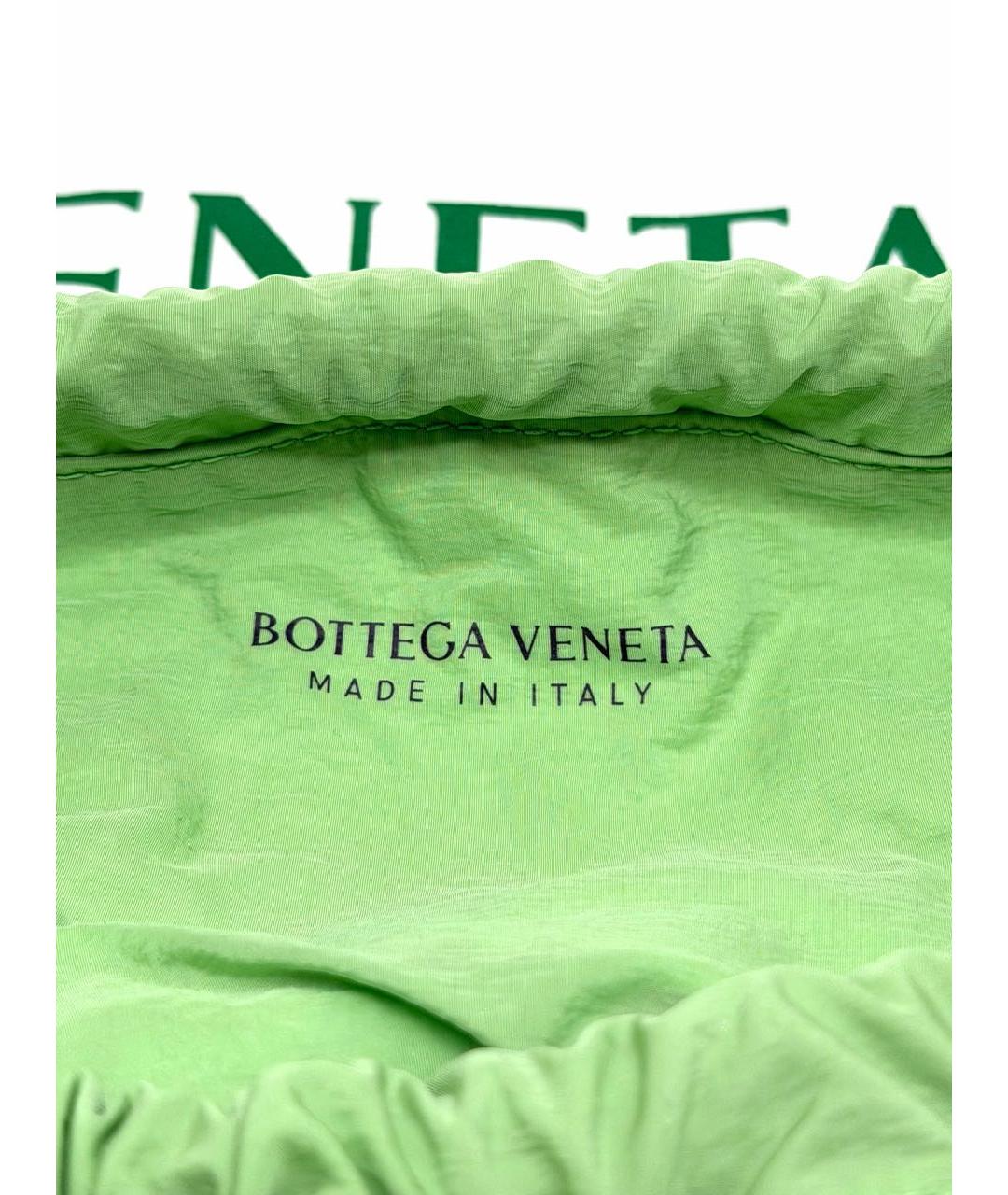 BOTTEGA VENETA Зеленая кожаная сумка через плечо, фото 5