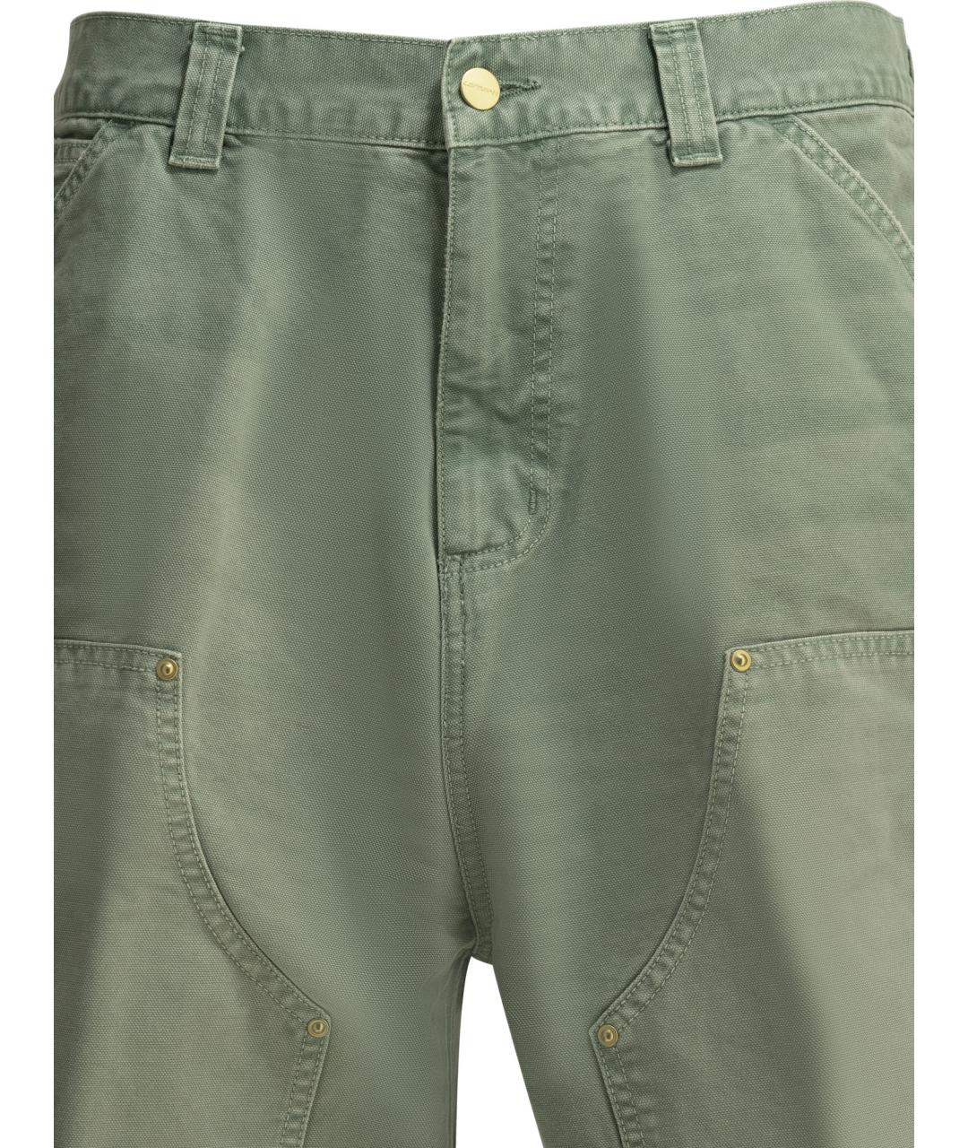CARHARTT WIP Зеленые хлопковые шорты, фото 3