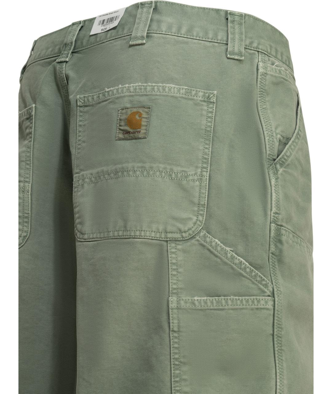 CARHARTT WIP Зеленые хлопковые шорты, фото 4