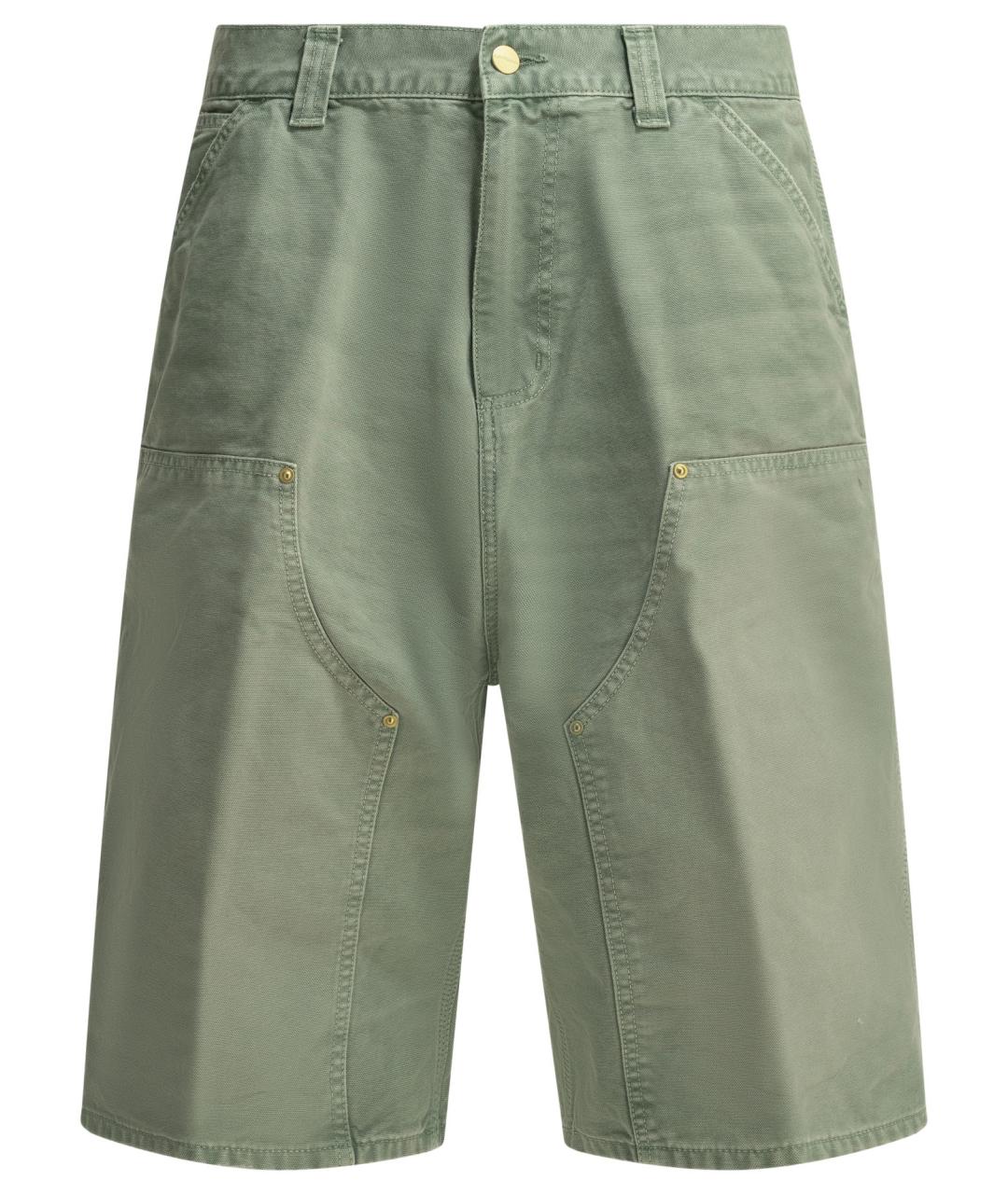 CARHARTT WIP Зеленые хлопковые шорты, фото 1